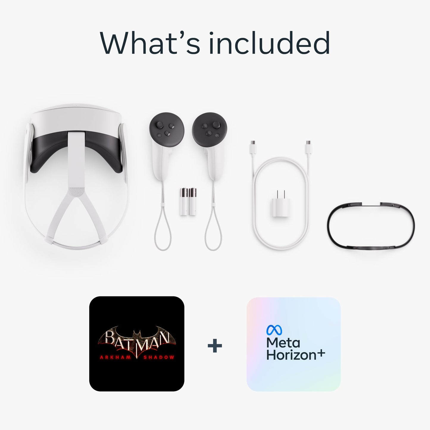 Meta Quest 3 512GB — Ultimate Mixed Reality Experiences — Get Batman: Arkham Shadow and a 3-Month Trial of Meta Horizon+ Included
