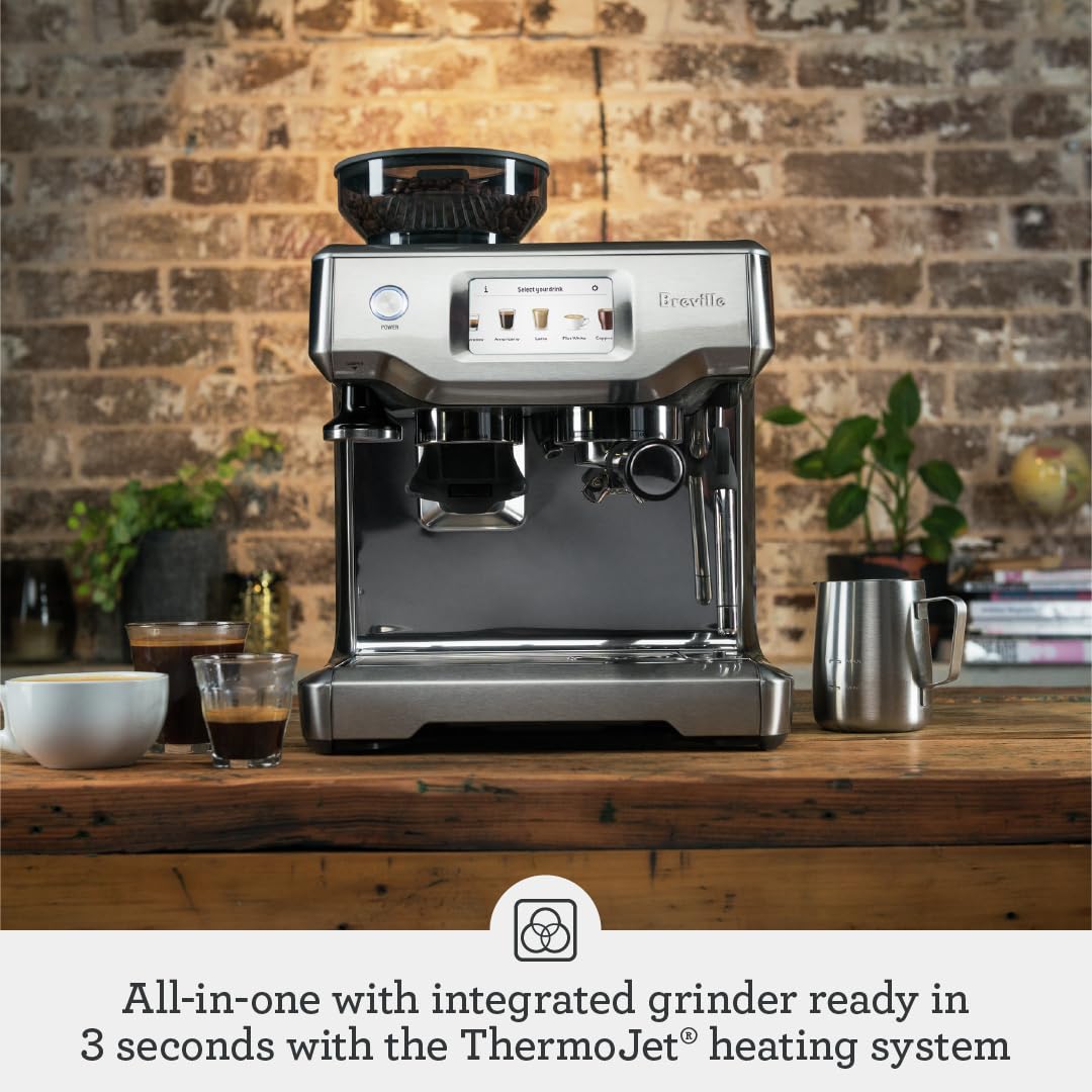 Breville Barista Touch Espresso Machine – BES880BSS, Stainless Steel, Easy-to-Use