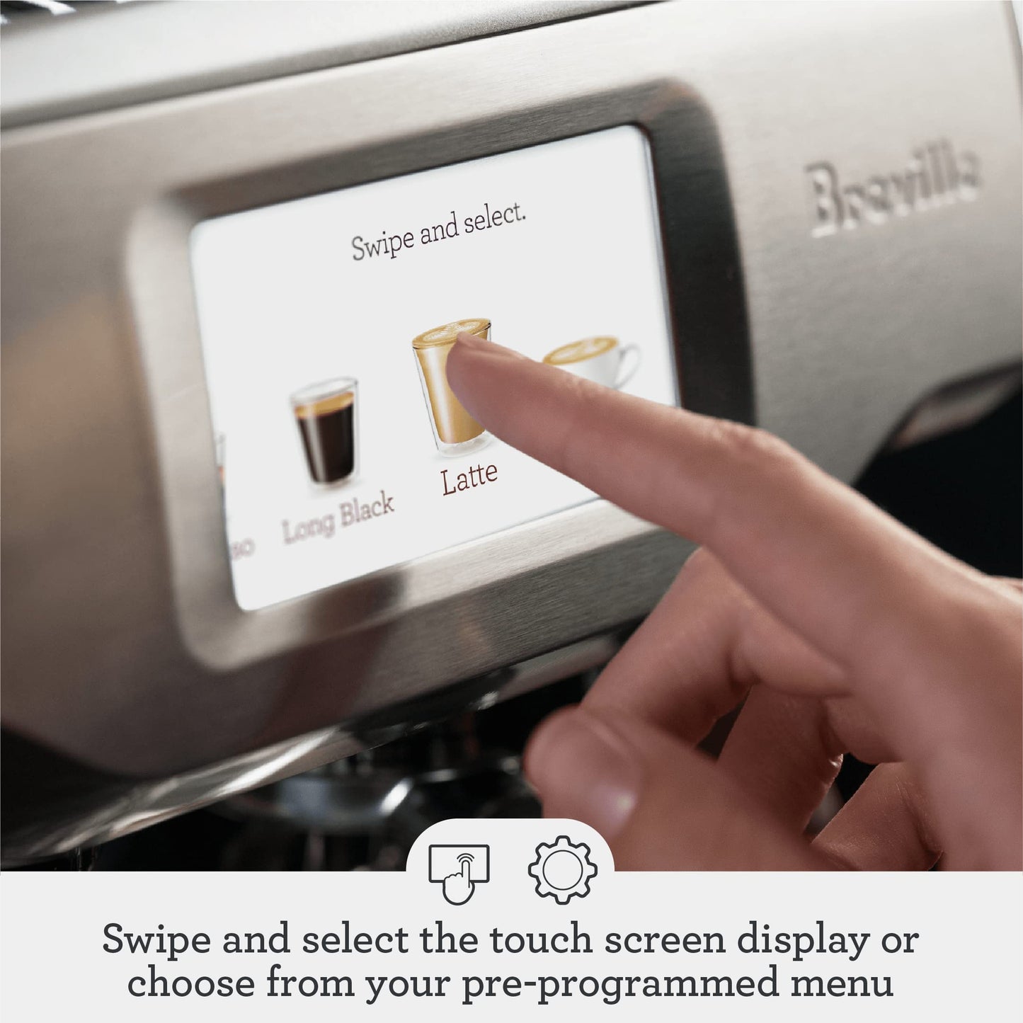 Breville Barista Touch Espresso Machine – BES880BSS, Stainless Steel, Easy-to-Use