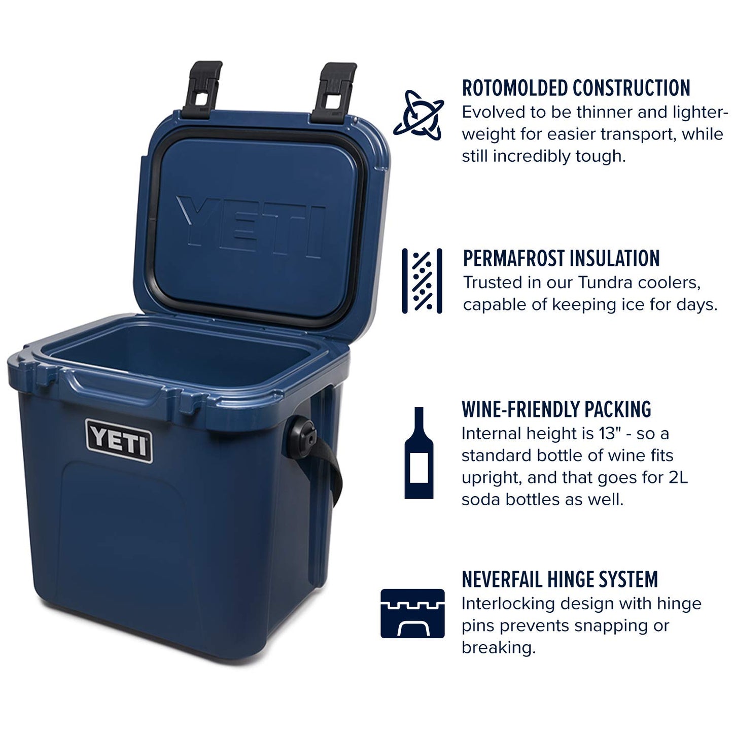 Yeti Roadie 24 Hard Cooler Navy