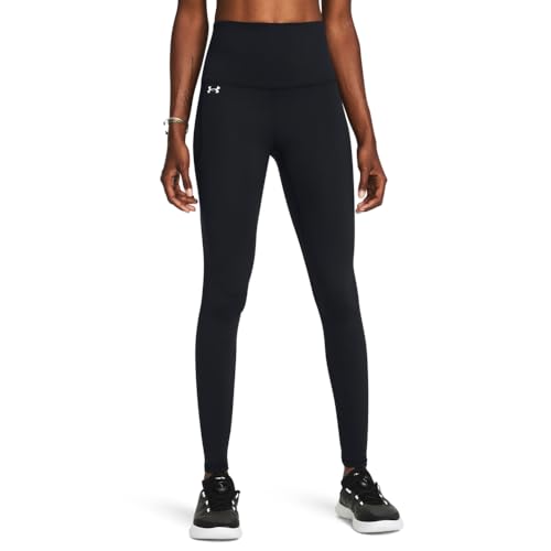 Under Armour Women's Motion Ultra High Rise Leggings, (001) Black / / White, Medium