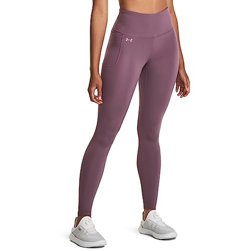 Under Armour Womens Motion Leggings, (500) Misty Purple / / Fresh Orchid, Small