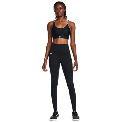 Under Armour Women's Motion Ultra High Rise Leggings, (001) Black / / White, Medium