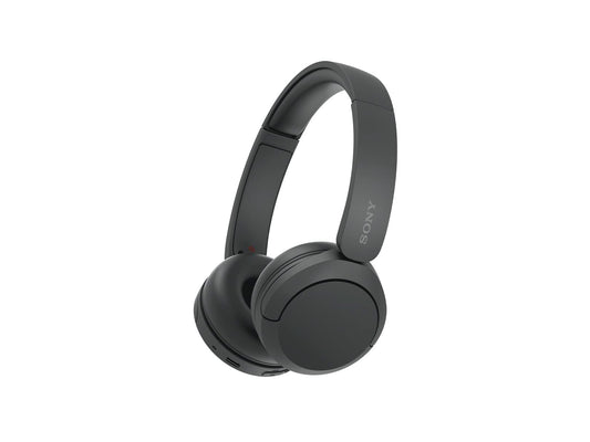 Sony WH-CH520 Best Wireless Bluetooth On-Ear Headphones with Microphone for Calls and Voice Control, Up to 50 Hours Battery Life with Quick Charge Function, Includes USB-C Charging Cable - Black