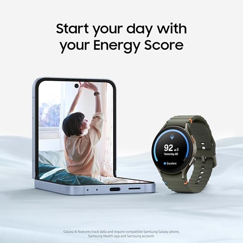 Samsung Galaxy Watch 7 40mm Bluetooth AI Smartwatch w/Energy Score, Wellness Tips, Heart Rate Tracking, Sleep Monitor, Fitness Tracker, 2024, Cream [US Version, 1Yr Manufacturer Warranty]