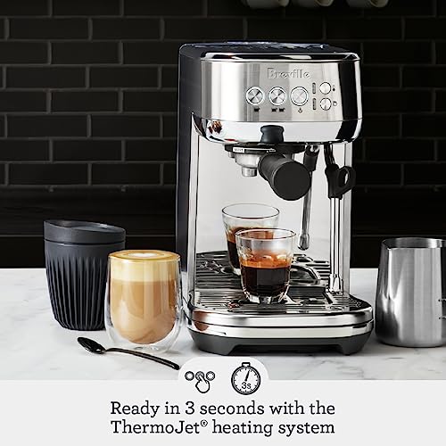 Breville Bambino Plus Espresso Machine BES500BSS, Brushed Stainless Steel