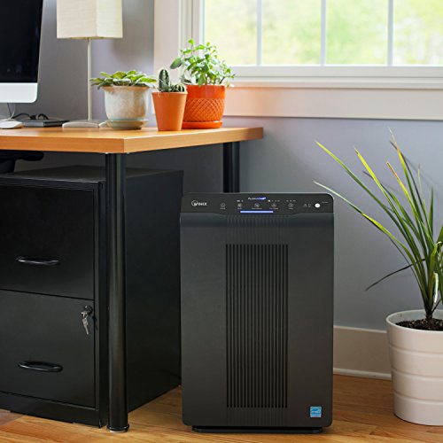 Winix 5500-2 Air Purifier with True HEPA, PlasmaWave and Odor Reducing Washable AOC Carbon Filter Medium , Charcoal Gray