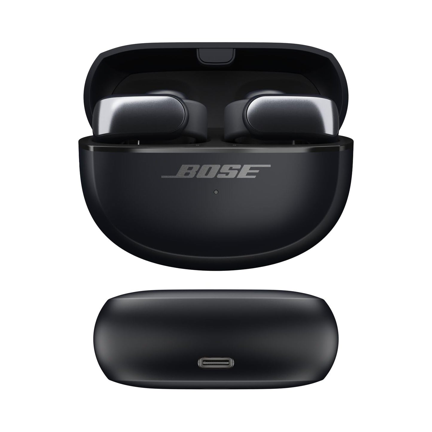 NEW Bose Ultra Open Earbuds with Immersive Audio, Open Ear Wireless Clip on Earbuds for Comfort, OpenAudio for Awareness, Up to 48 Hours of Battery Life, Black