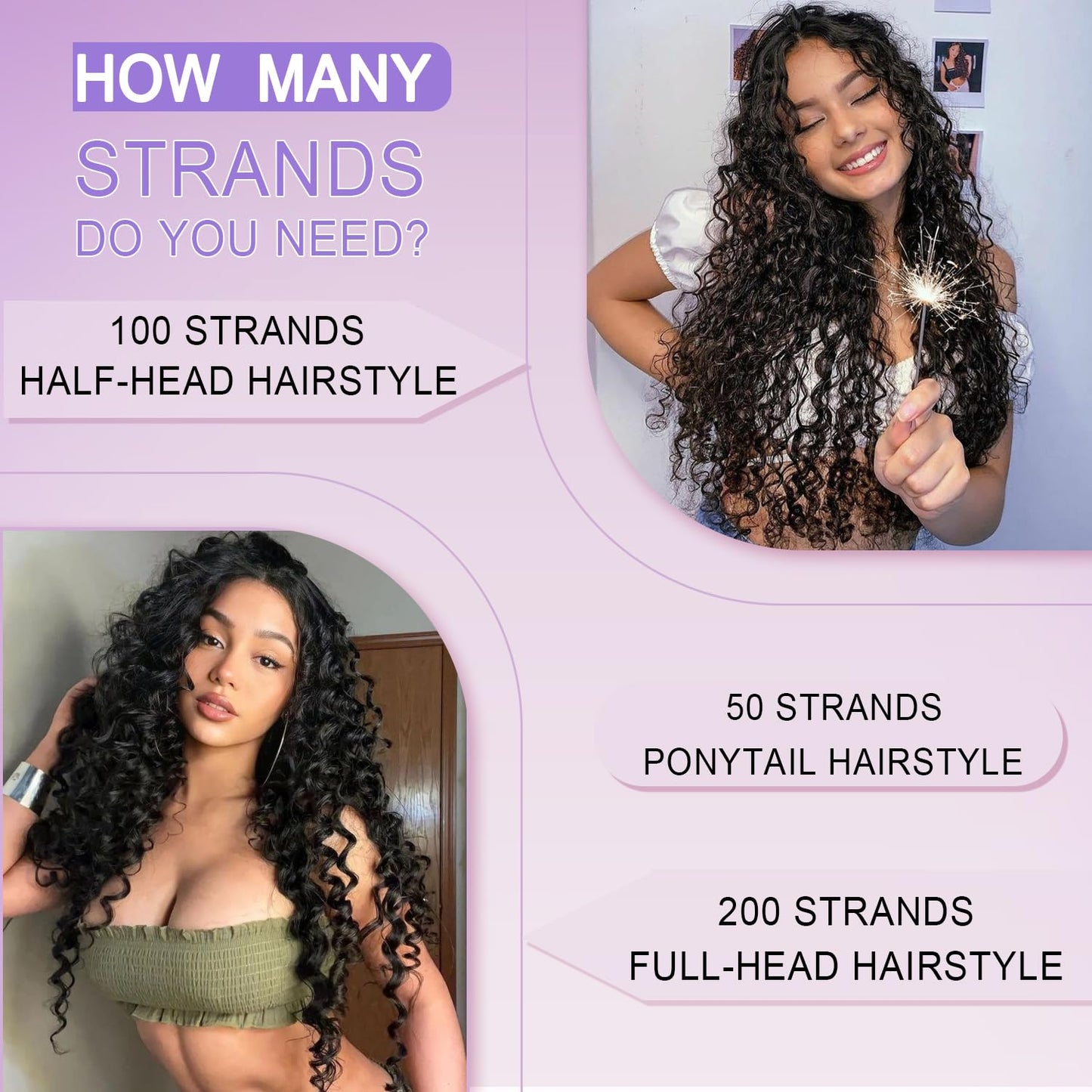 Deep Wave Feather Crochet Hair, 100 Strands Miracle Knots Hair Curly Crochet Hair for Black Women Pre-Separated Invisible Knotless, Feathered Crochet Hair Extensions (18 Inch 1B)