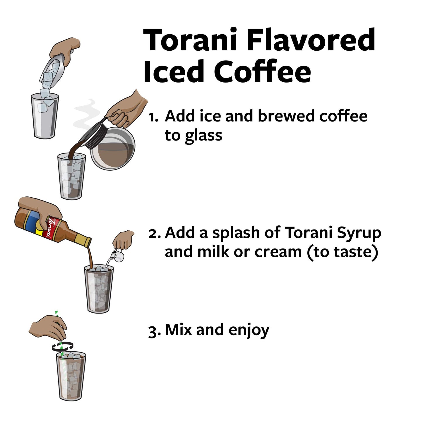 Torani Sugar Free Syrup, Sweetener, 25.4 Ounce (Pack of 4)