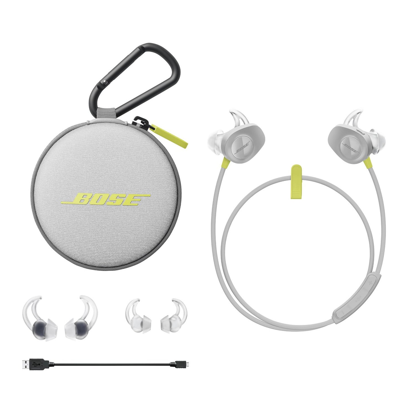 Bose SoundSport Wireless, Sweat Resistant, In-Ear Headphones, Citron