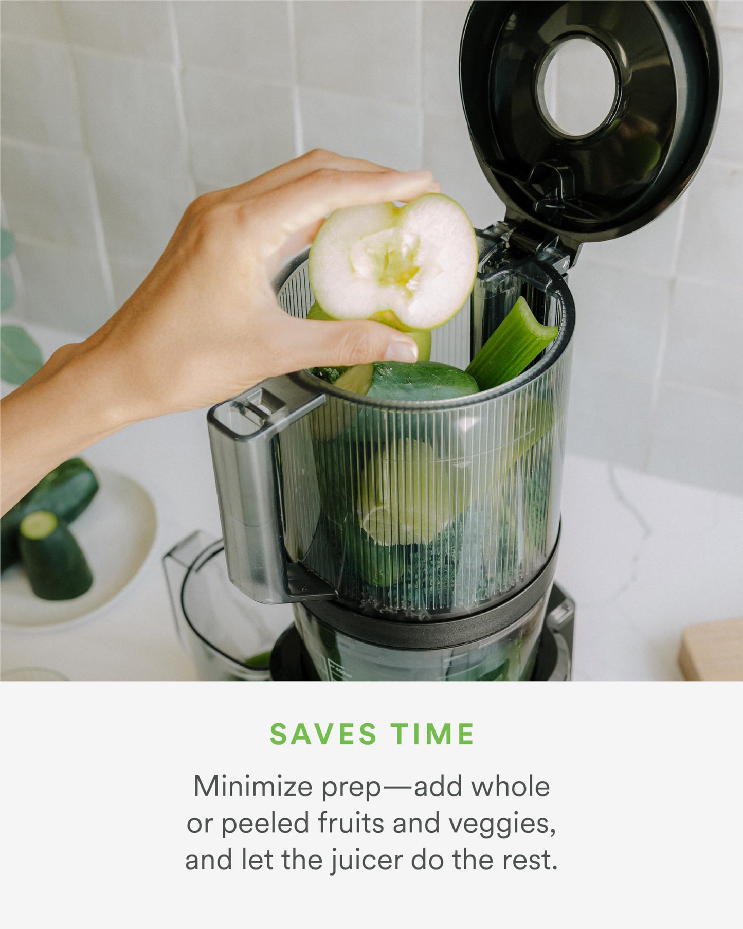 Nama J2 - Cold Press Juicer - Hands-Free - Black