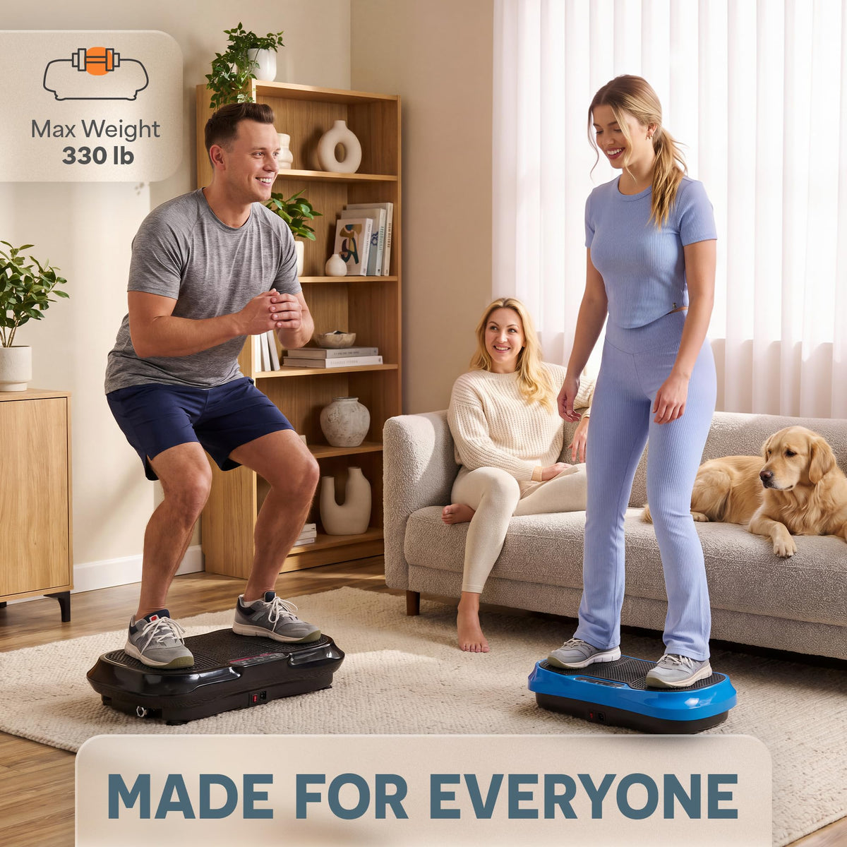 Lifepro Waver Vibration Plate Exercise Machine with 99 Speeds & 10 Presets
